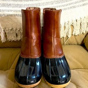 Duck Boots Slip on Ankle